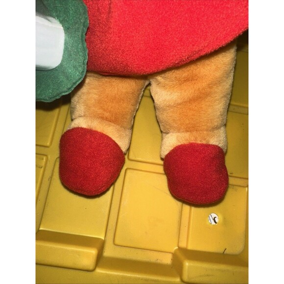 Disney Store Winnie The Pooh Christmas With Milk & Stocking Stuffed Bear 2000 - Picture 9 of 10
